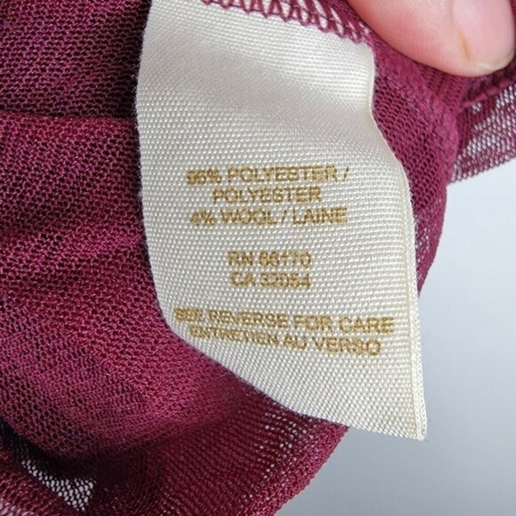 Free People Women's Lace Cowl Neck Mini Dress  Purple sz 8 - Picture 6 of 10